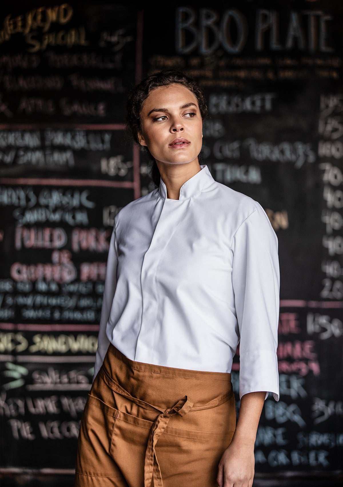 Waist Apron With Double Pouch Pocket Unisex | Segers