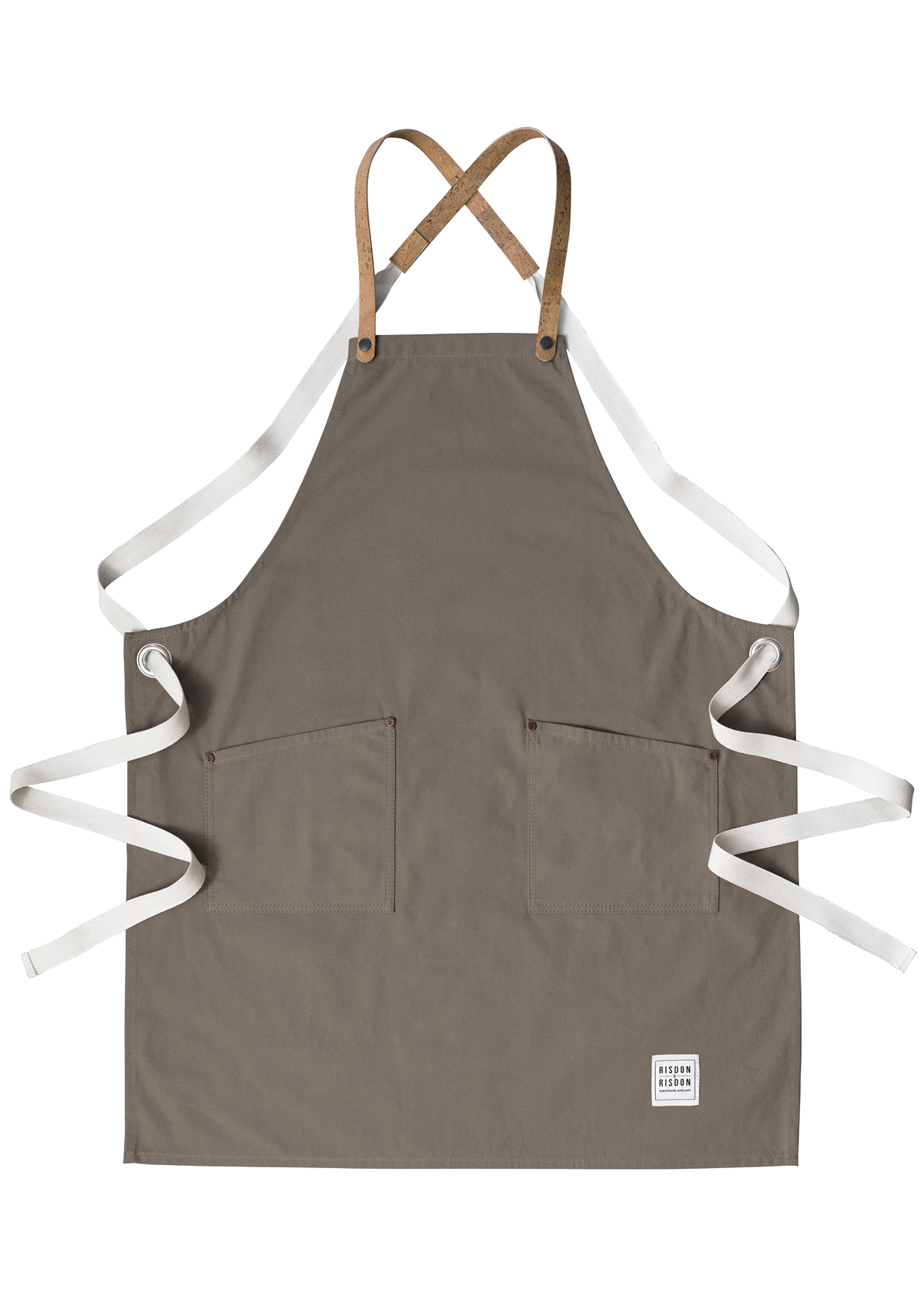Handcrafted Apron Studio with Cork Straps Unisex | Risdon & Risdon