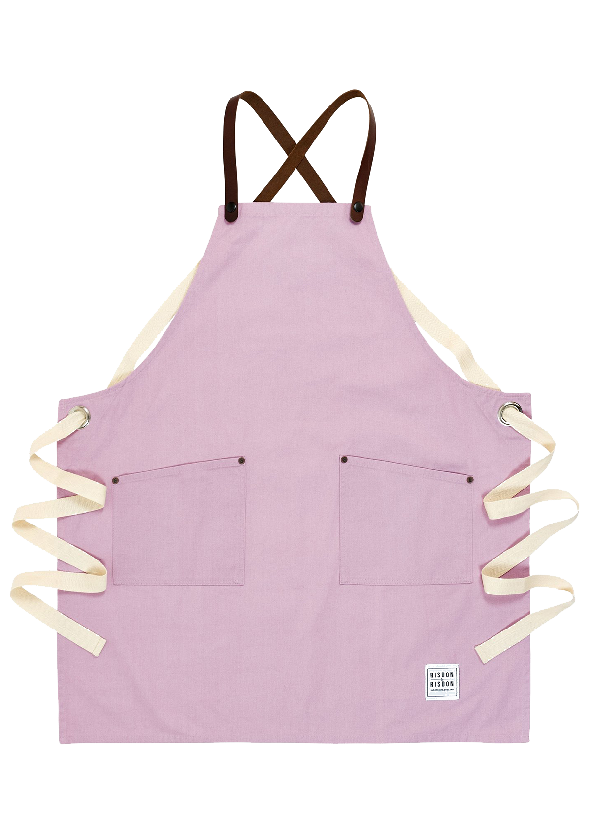 Handcrafted Apron Studio with Leather Straps Unisex | Risdon & Risdon